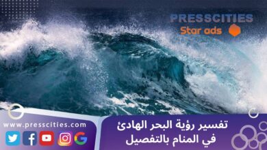 تفسير رؤية البحر الهادئ في المنام بالتفصيل