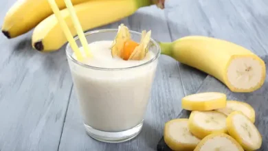 فوائد الموز مع الحليب