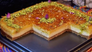 عمل حلى تشيز البسبوسة